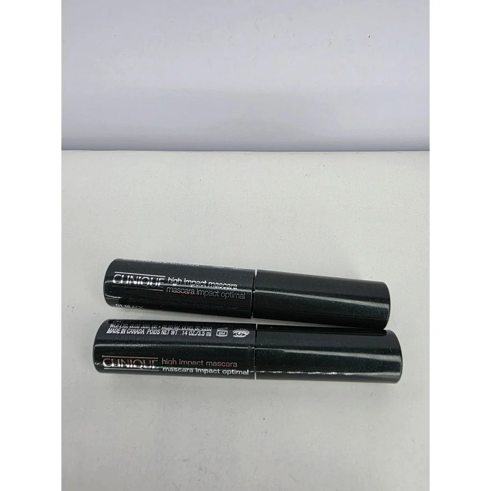 Clinique High Impact Mascara 01 Black~2 Travel Minis .14oz/3.5mL each‎